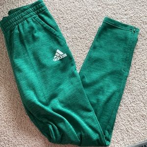 green adidas sweatpants
